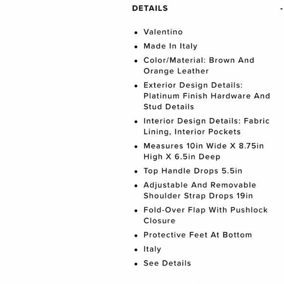 NEW 100% Authentic Valentino Leather Cabana Bag - Picture 4 of 8